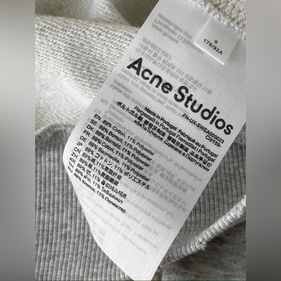 Acne studios logo hooded sweater - Picture 8 of 8